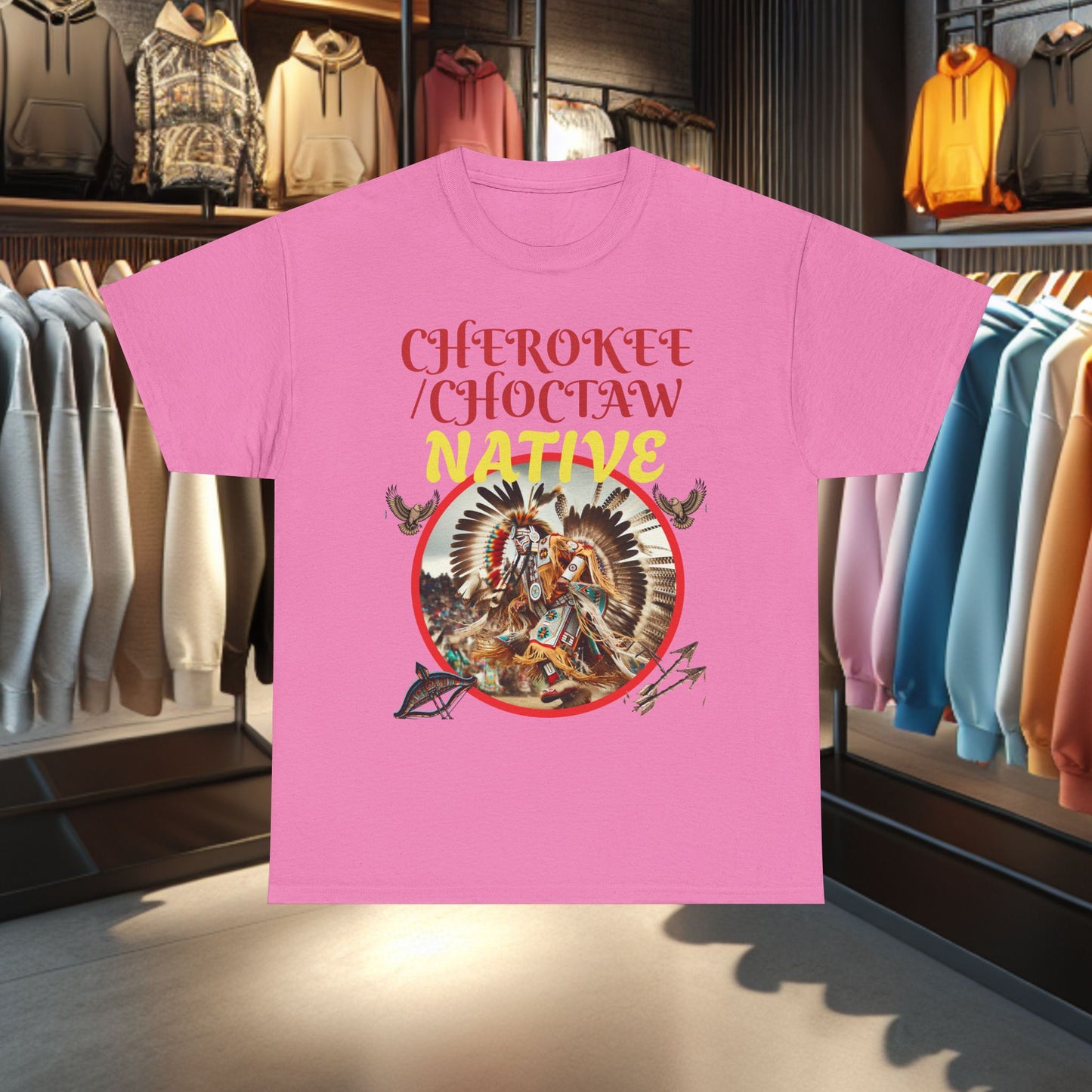 Cherokee / Choctaw Native- Heavy Cotton Tee