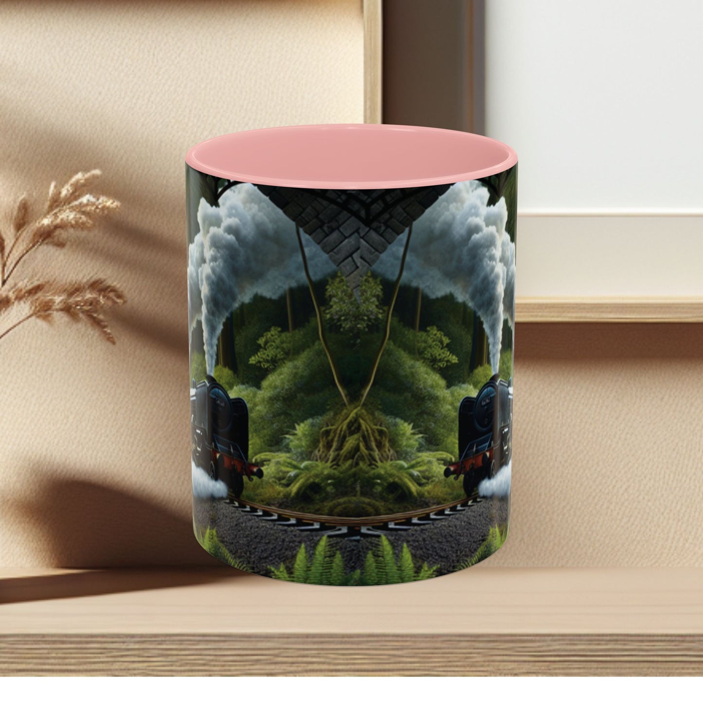 Mug - Jungle Train - Accent Coffee Mug (11oz, 15oz) (AOP)