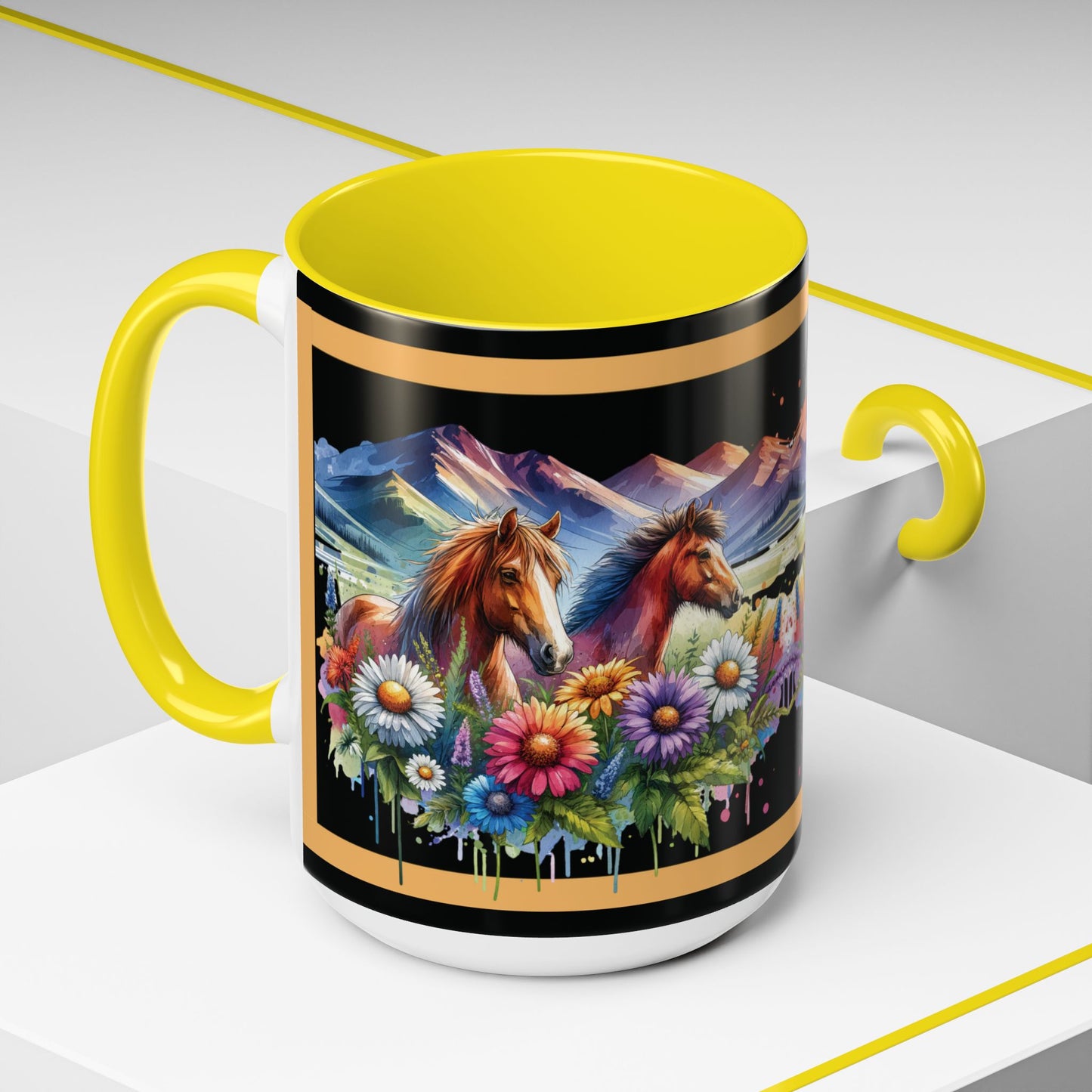Mug Coffee Wild Horses 11oz 15oz