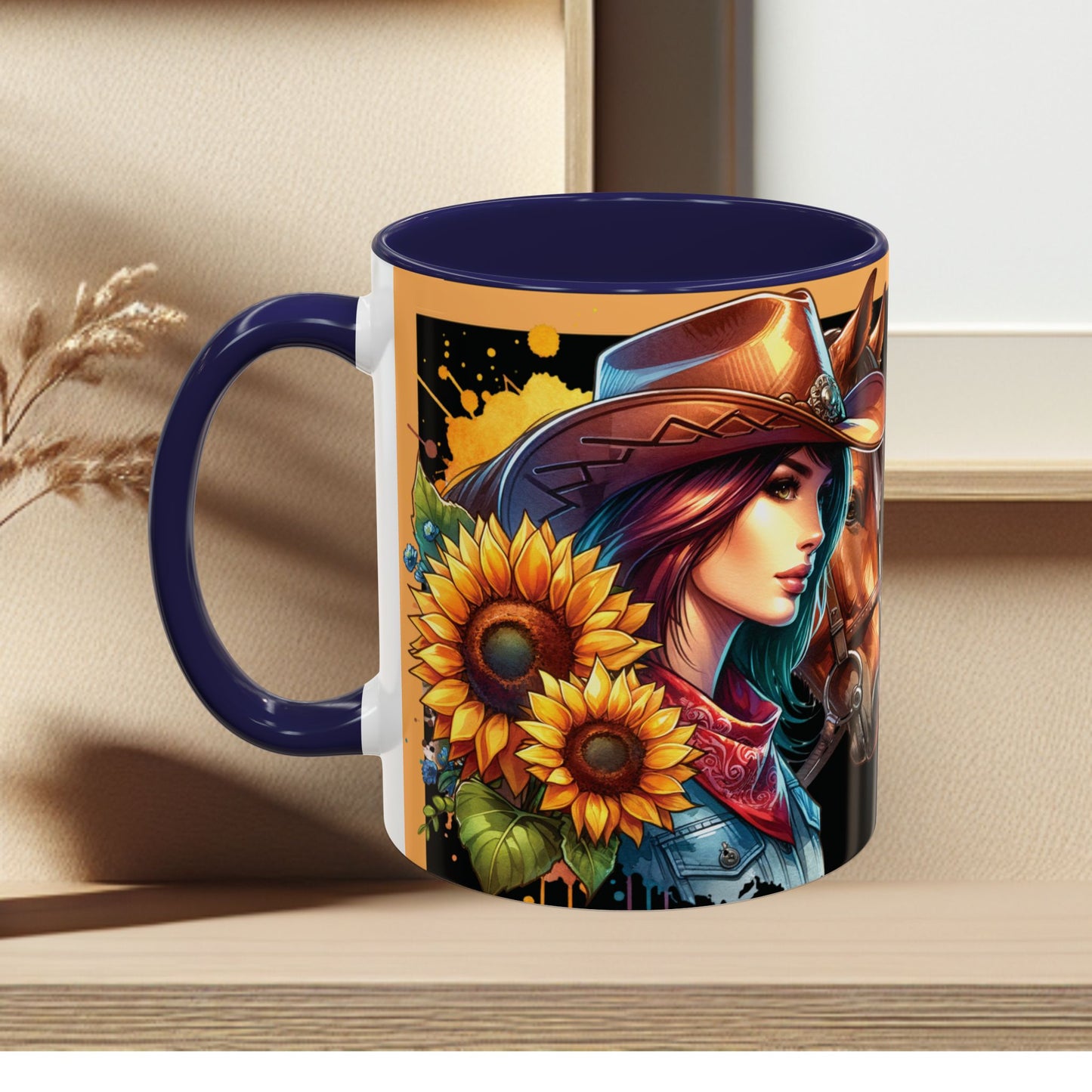 Coffee Mug Cowgirls and they're Horses
