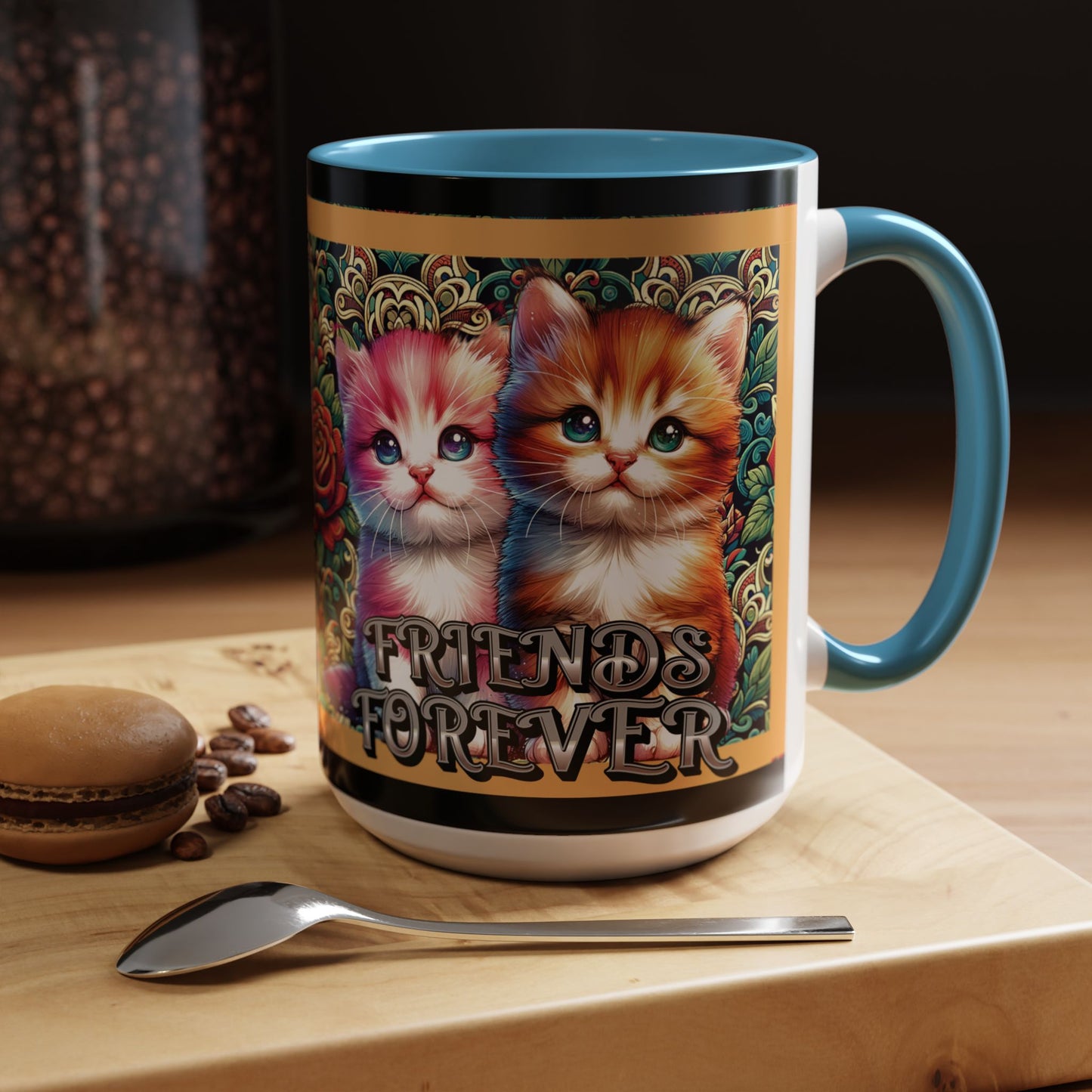 Coffee Mug Kittens Friends Forever