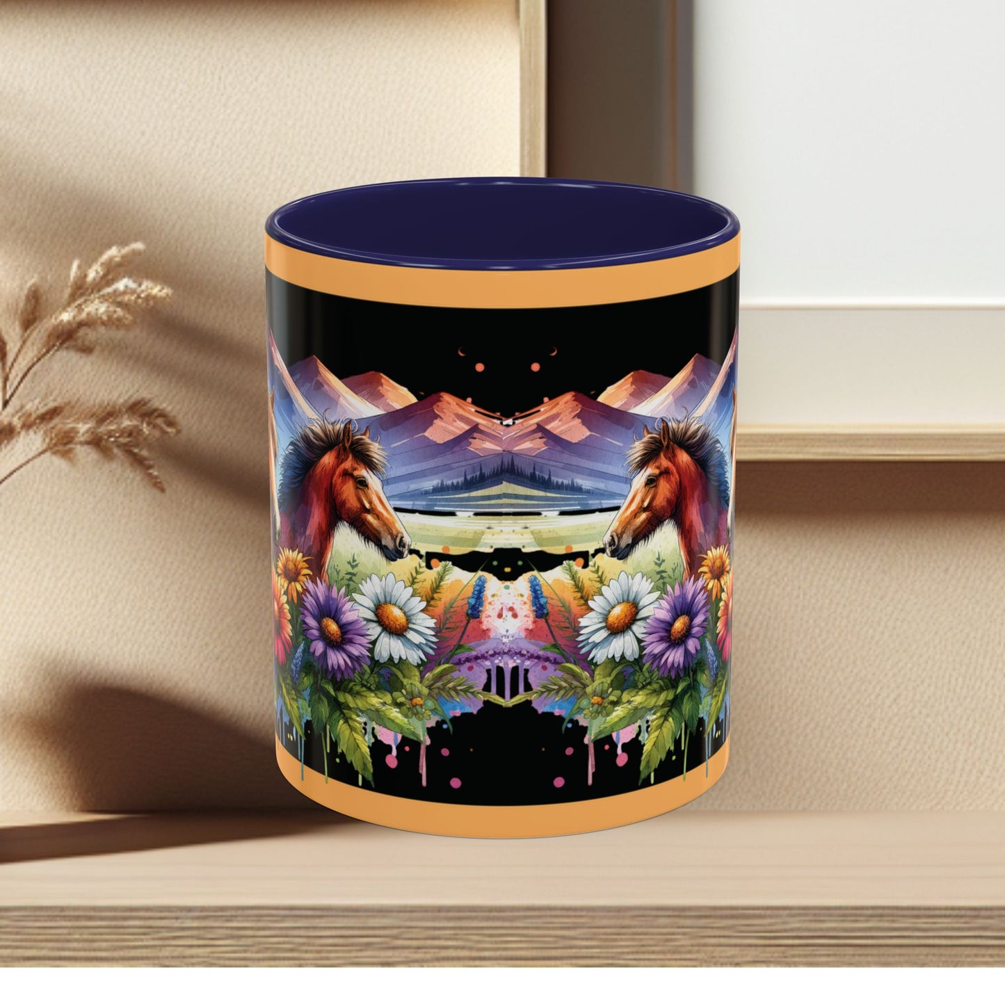 Mug Coffee Wild Horses 11oz 15oz