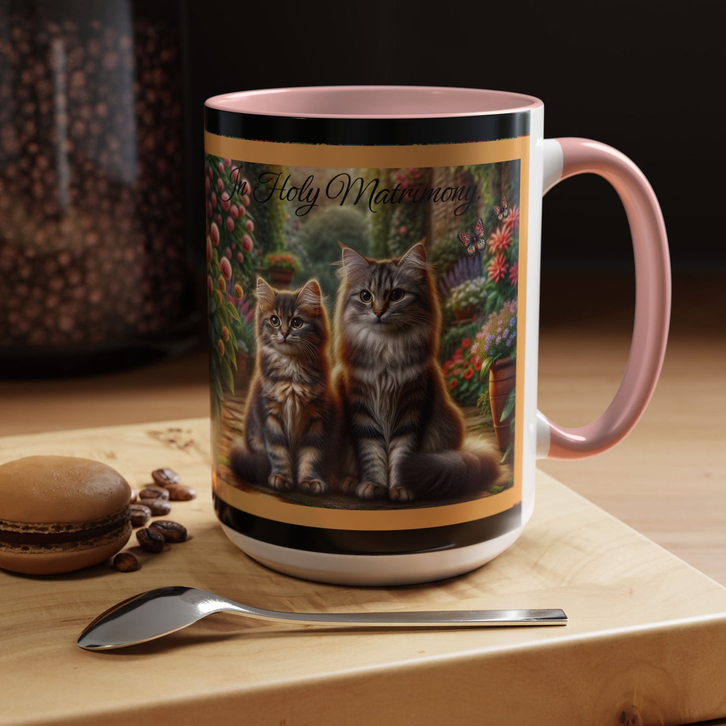 Coffee Mug Cat Wedding