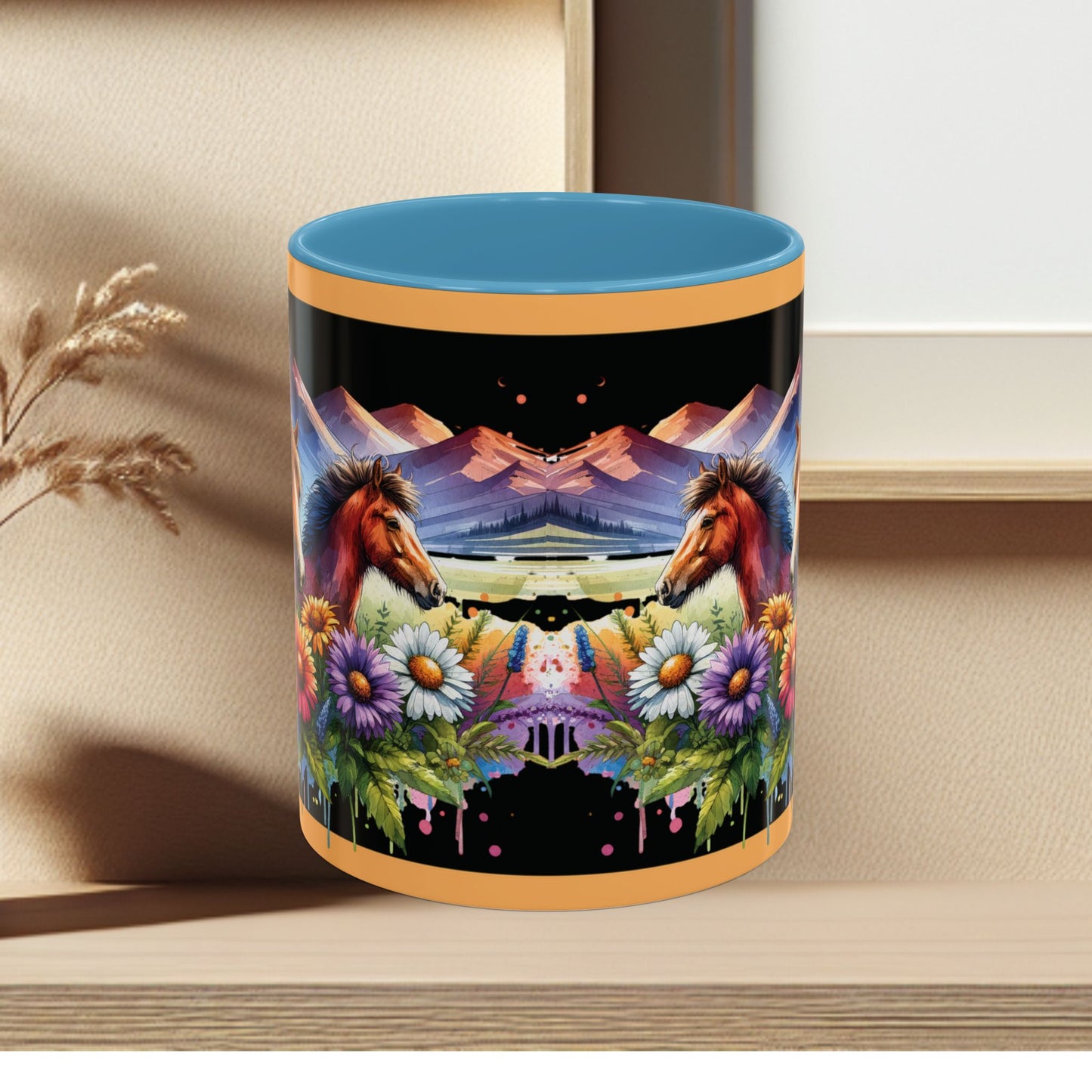 Mug Coffee Wild Horses 11oz 15oz