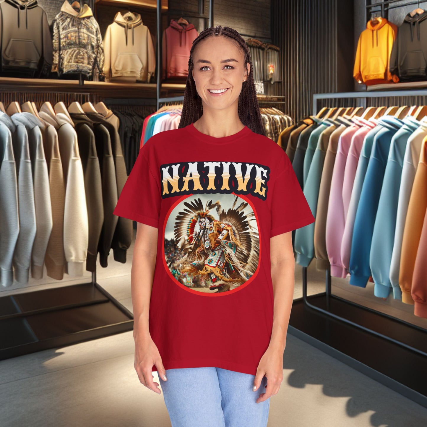 Unisex T-shirt - Native Dancer - Tee Shirt-