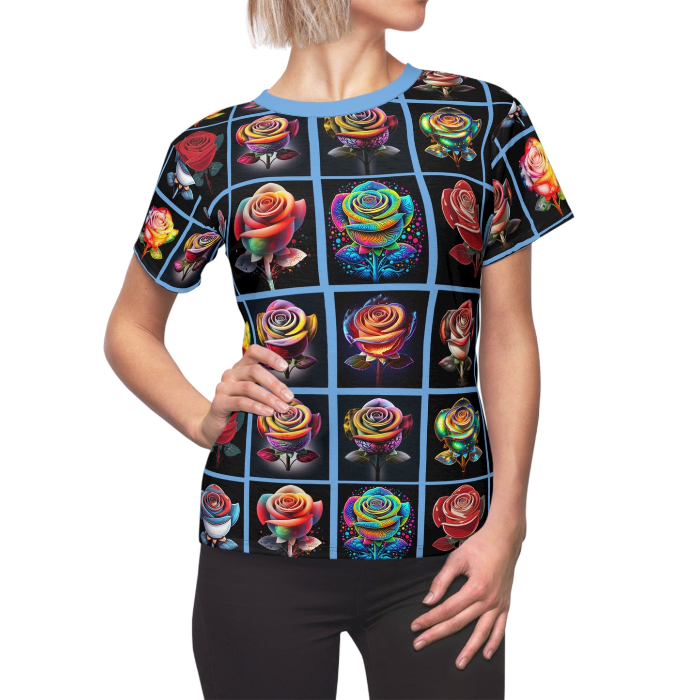 Roses - Orange Graphic Tee for Women