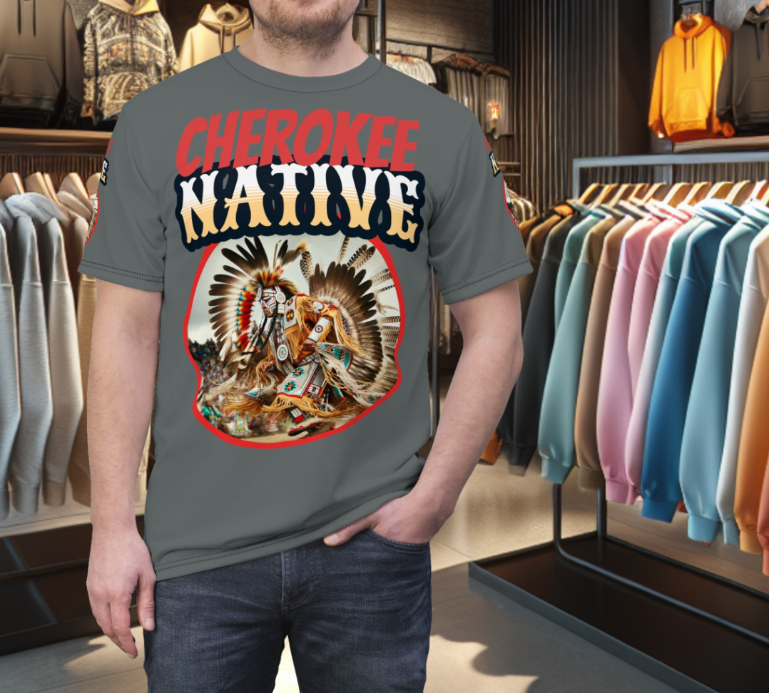 Cherokee Native Tee Black