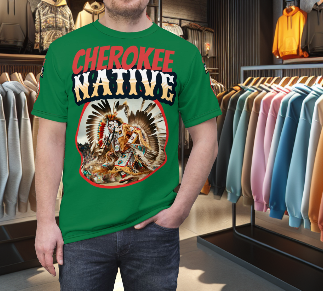 Cherokee Native Tee Black
