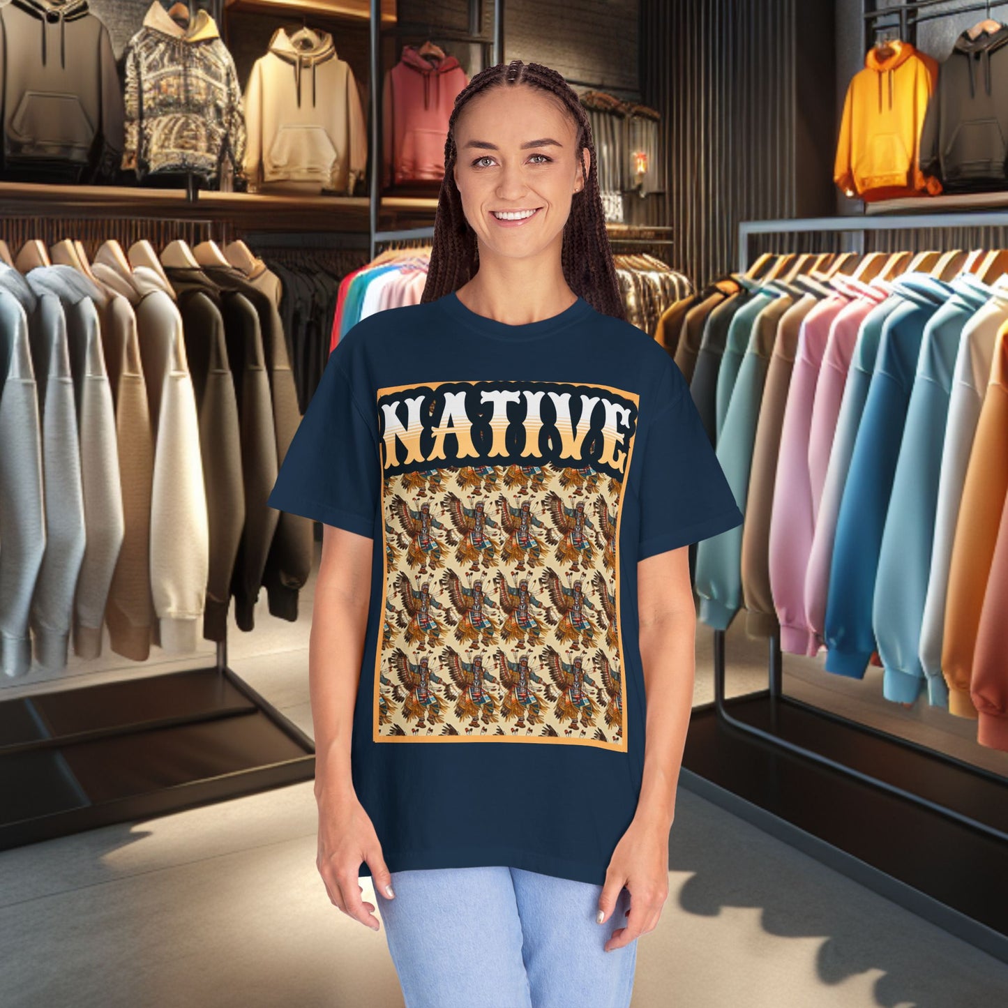Unisex T-shirt - POW-WOW Native Dancers - Tee Shirt-