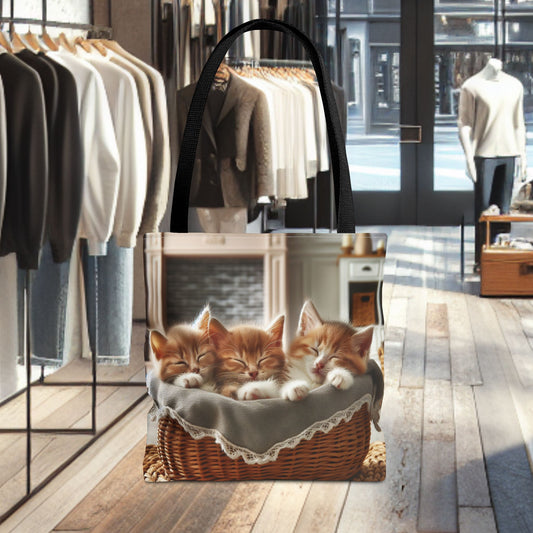 Tote Bag- Cat Nap - Tote Bag (AOP)