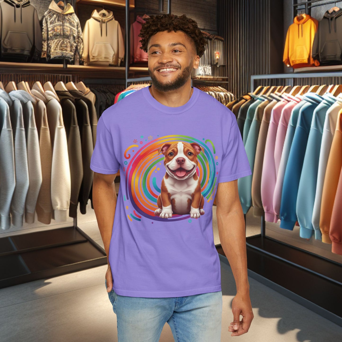 Bulldog Graphic T-Shirt — Vintage Dog Tee