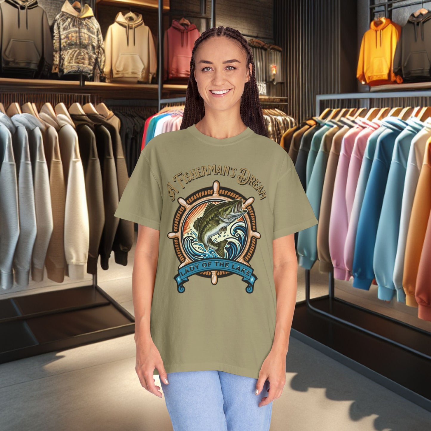 Lady of the Lake T-Shirt — A Fisherman's Dream Graphic Tee