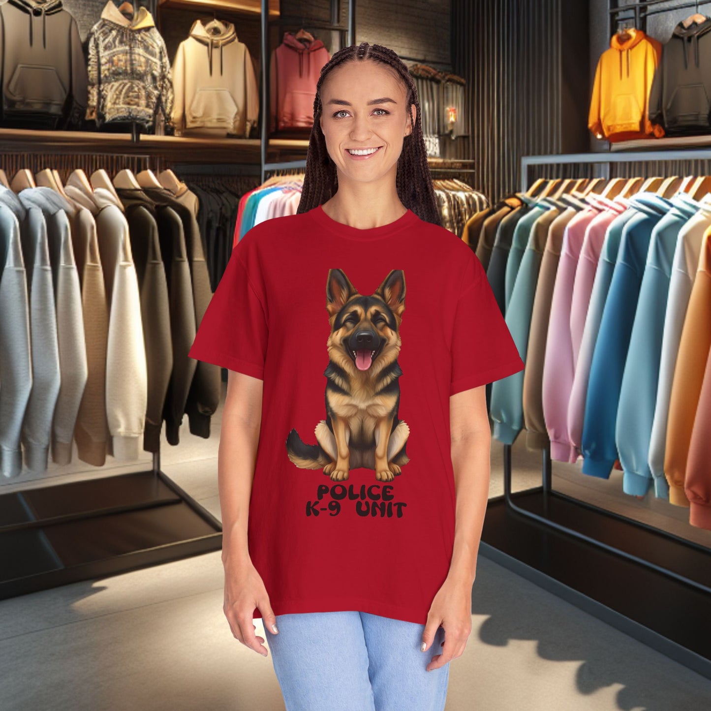 Police K-9 Unit German Shepherd T-Shirt