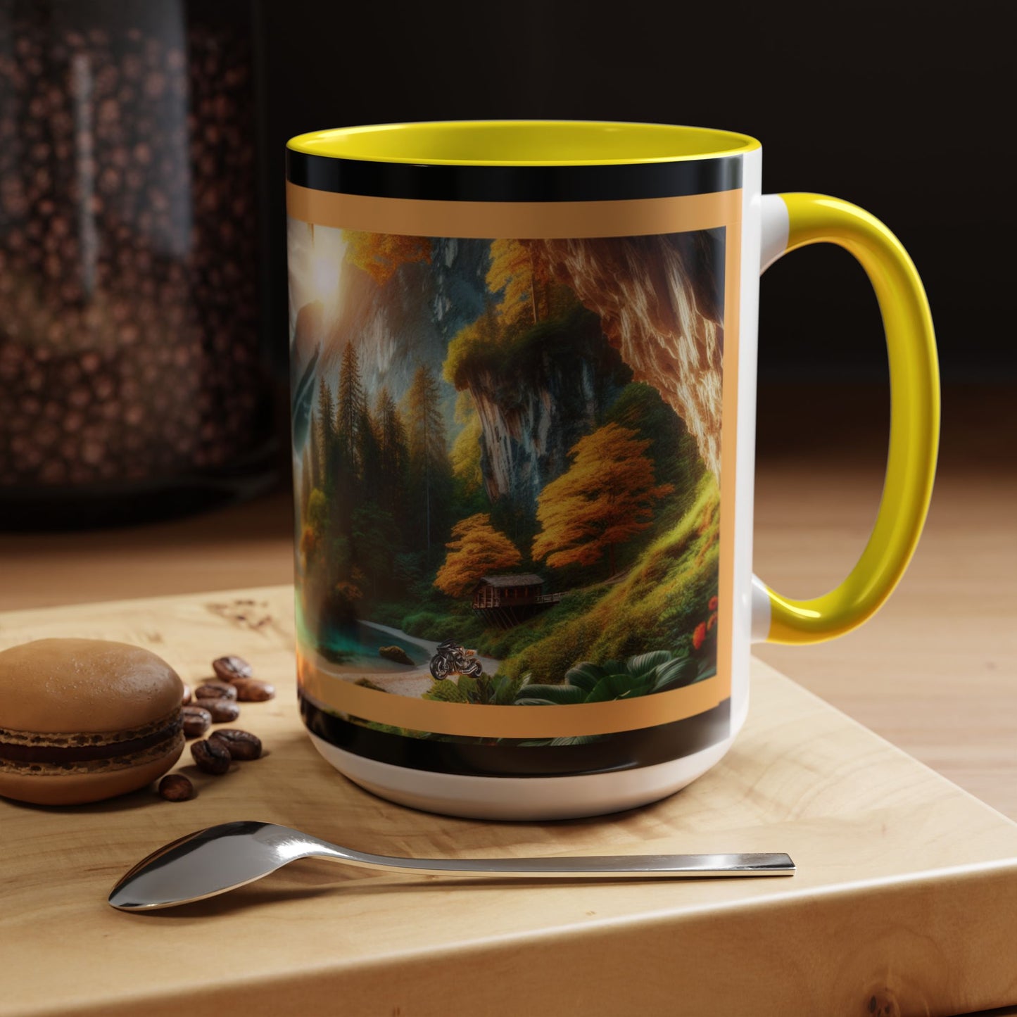 Mug: By the River-Accent Coffee Mug (11oz, 15oz)