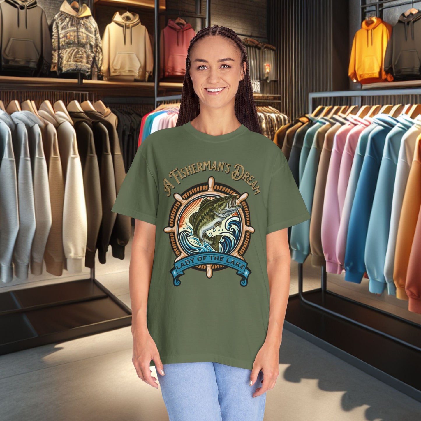 Lady of the Lake T-Shirt — A Fisherman's Dream Graphic Tee
