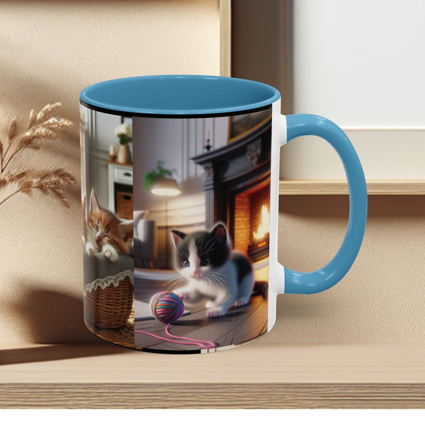 Mug- Kittens - Accent Coffee Mug (11oz, 15oz) (AOP)