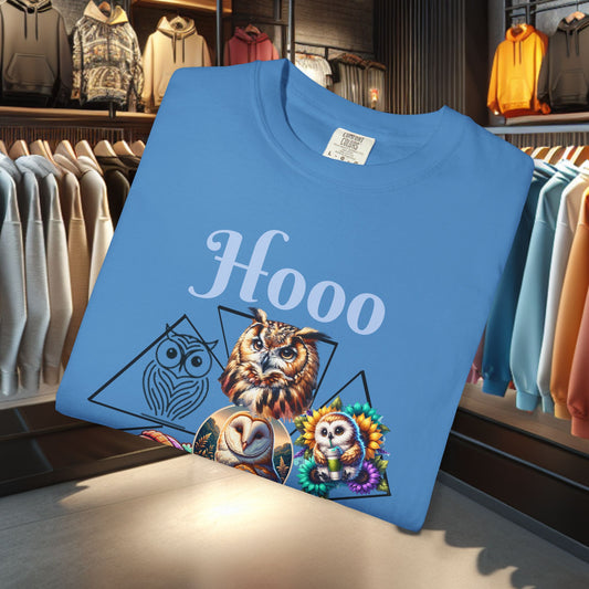 Colorful Owl Unisex T-Shirt - Wildlife Lover's Gift