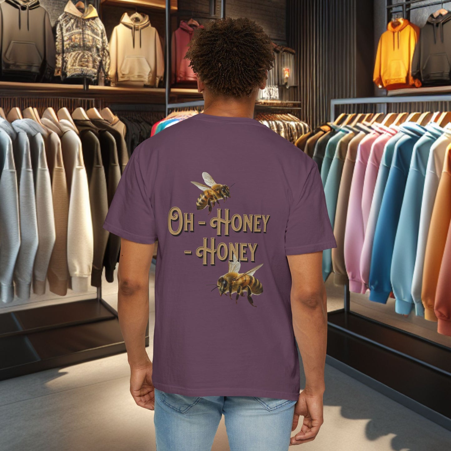 Honey Bees Graphic T-Shirt — “Sweets Made By Bees” / Oh Honey Honey Design