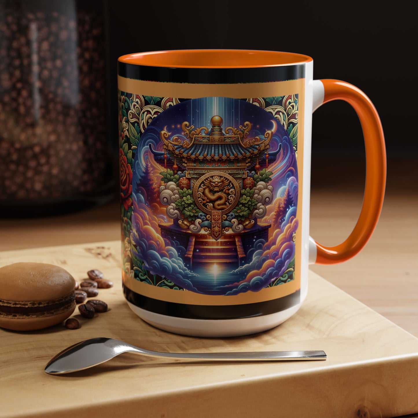 Mug Mystic Temple Rose Coffee Mug 11oz 15oz
