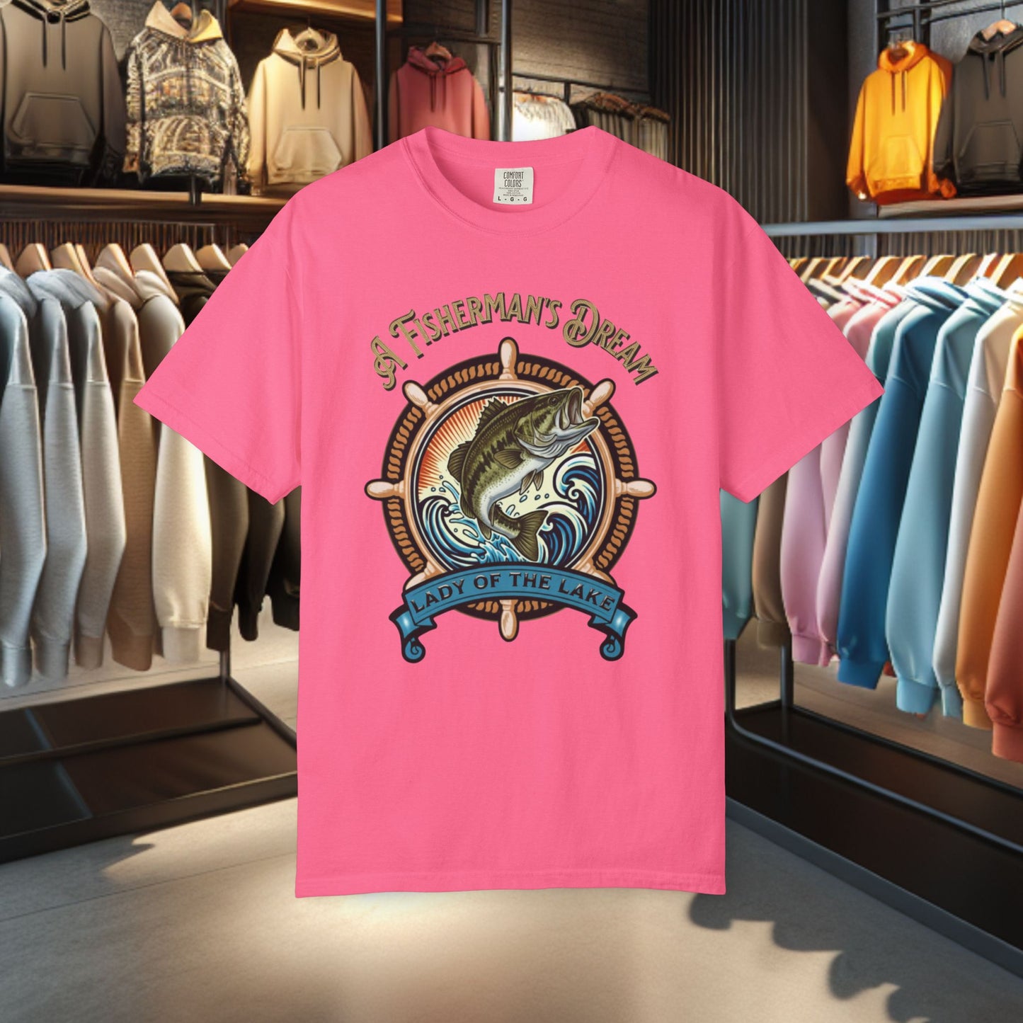Lady of the Lake T-Shirt — A Fisherman's Dream Graphic Tee