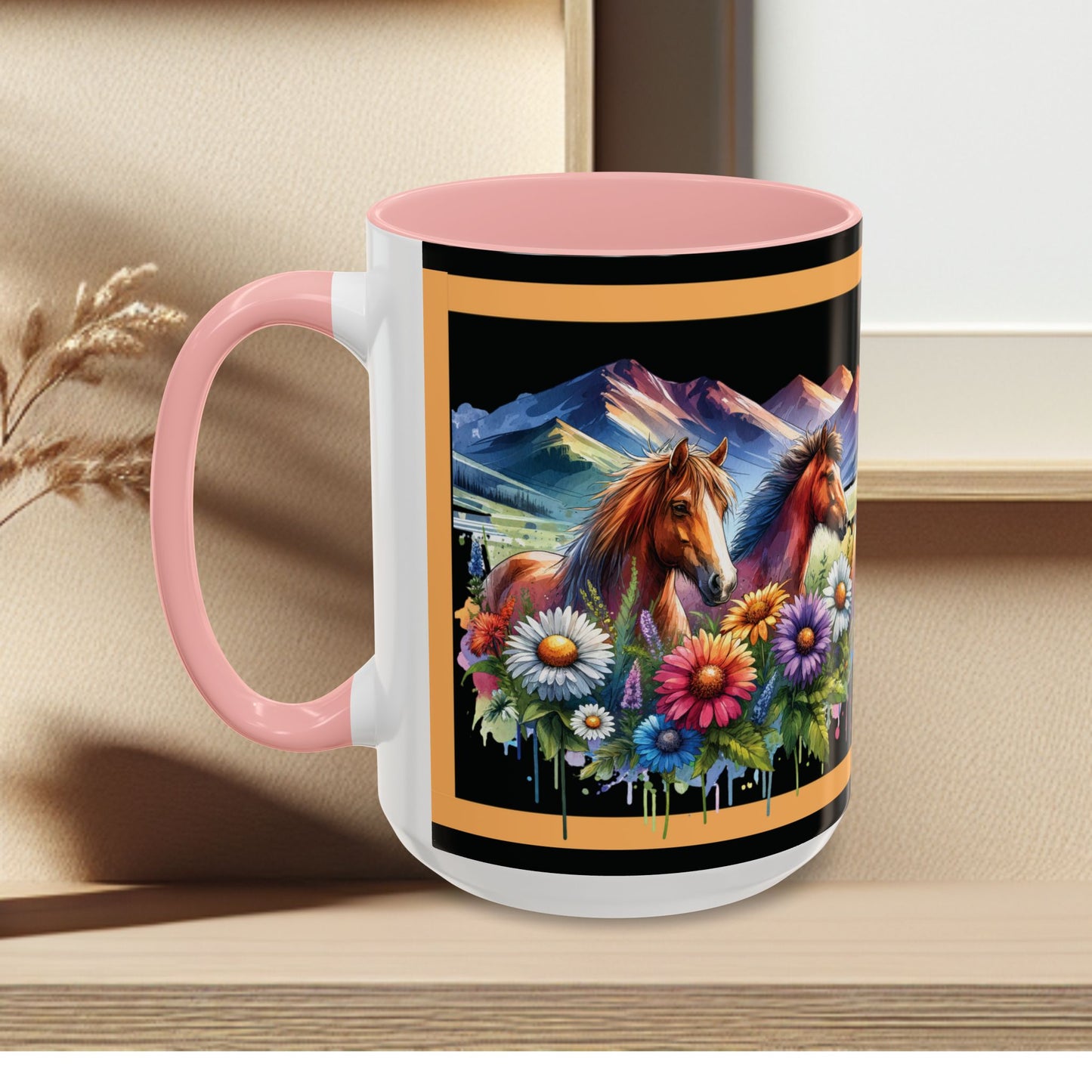 Mug Coffee Wild Horses 11oz 15oz