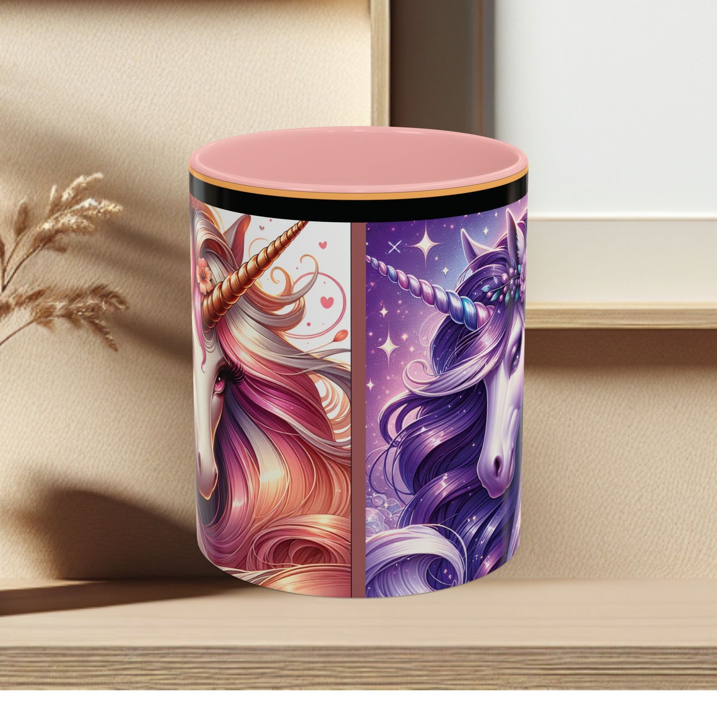 Mug Coffee Unicorns Night and Day - 11oz, 15oz