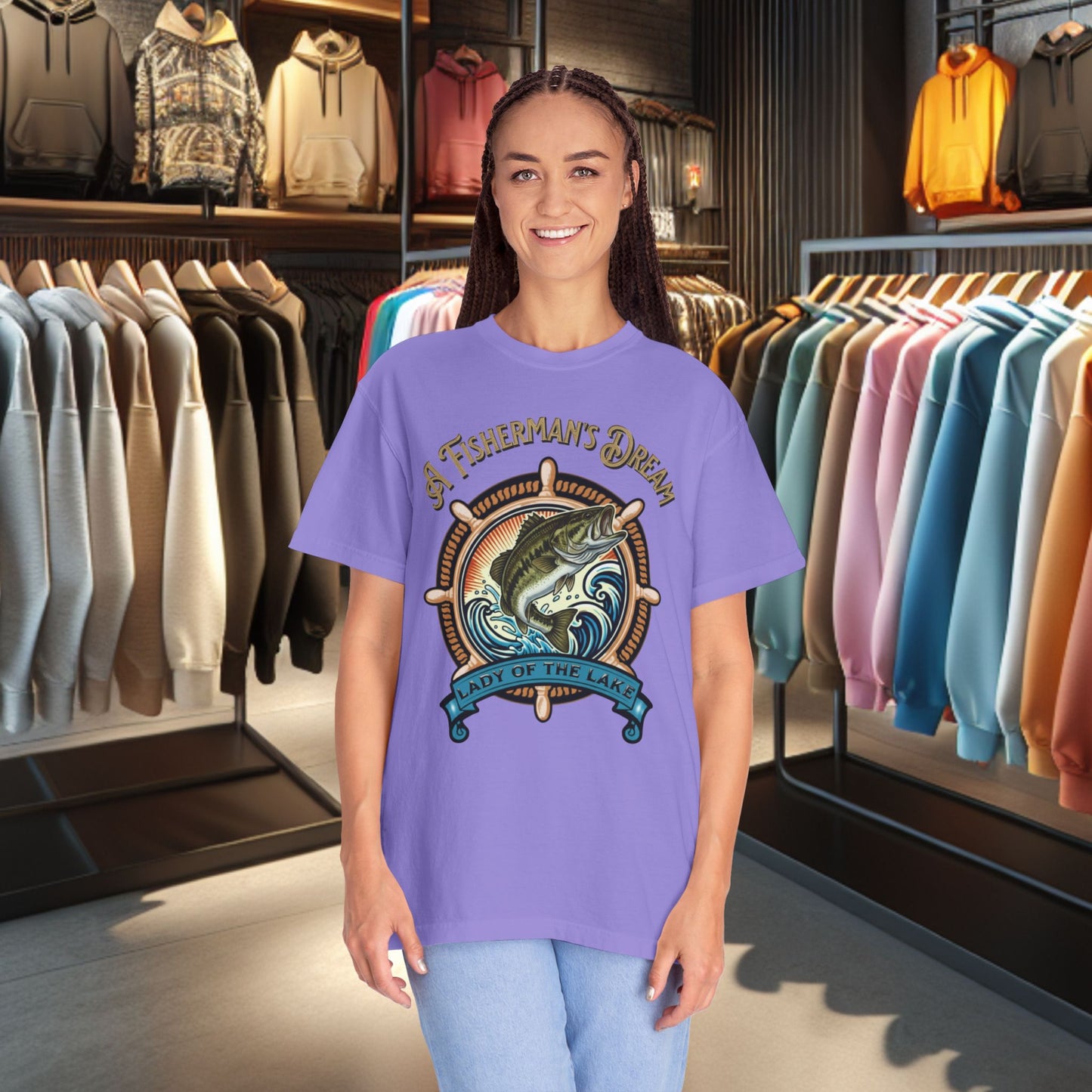Lady of the Lake T-Shirt — A Fisherman's Dream Graphic Tee