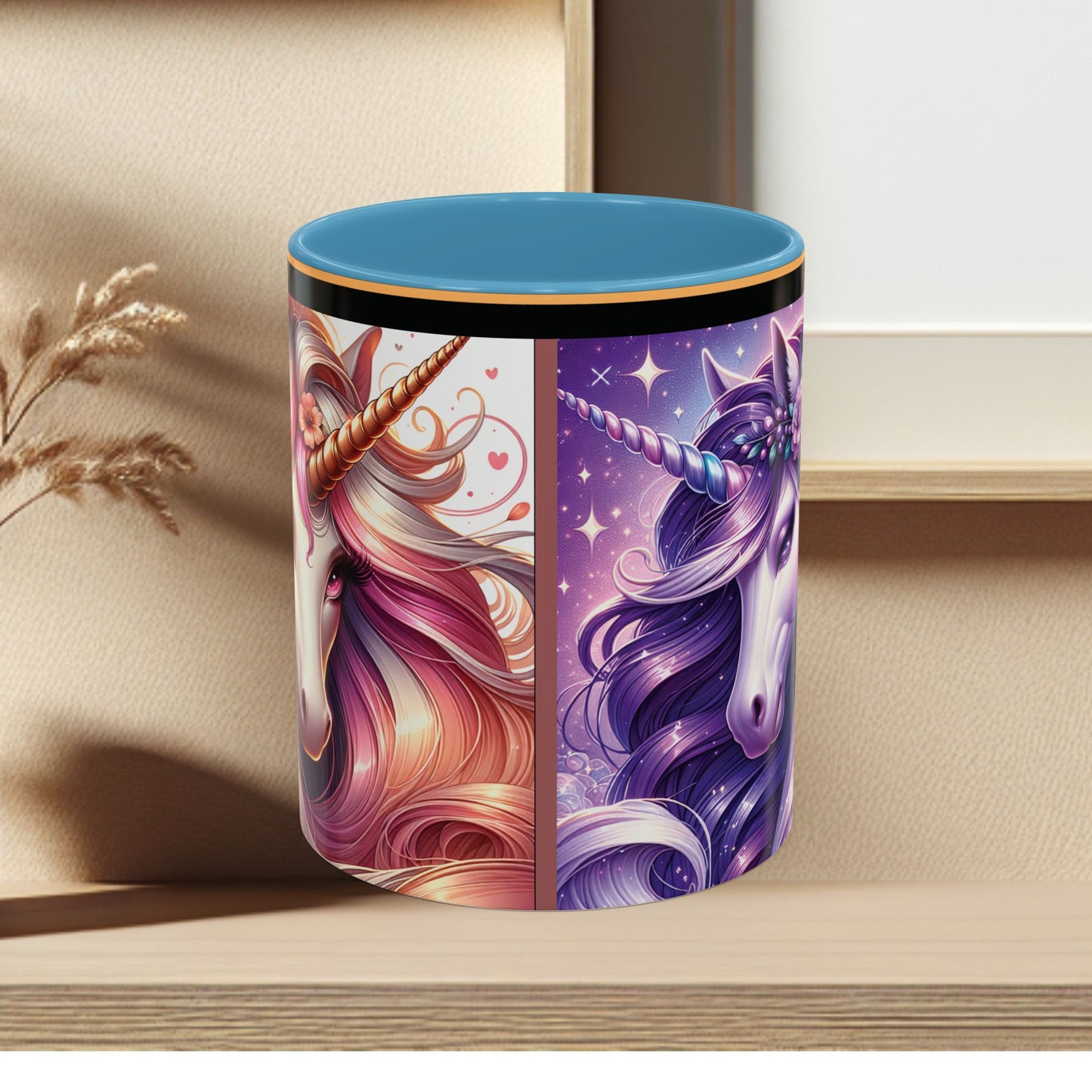 Mug Coffee Unicorns Night and Day - 11oz, 15oz