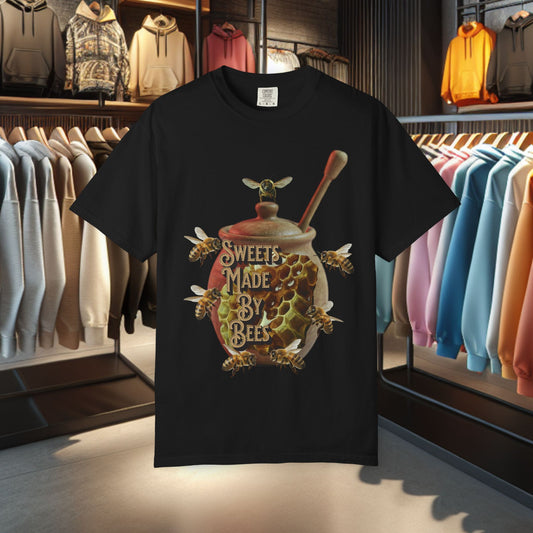 Honey Bees Graphic T-Shirt — “Sweets Made By Bees” / Oh Honey Honey Design