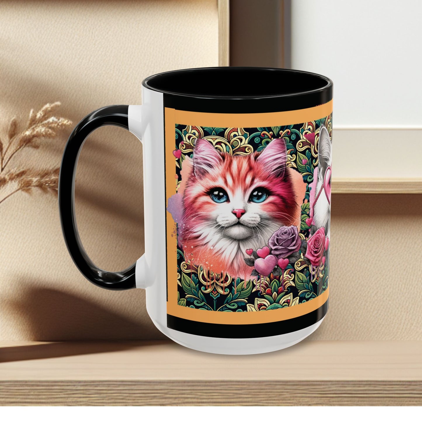 Coffee Mug Kittens Friends
