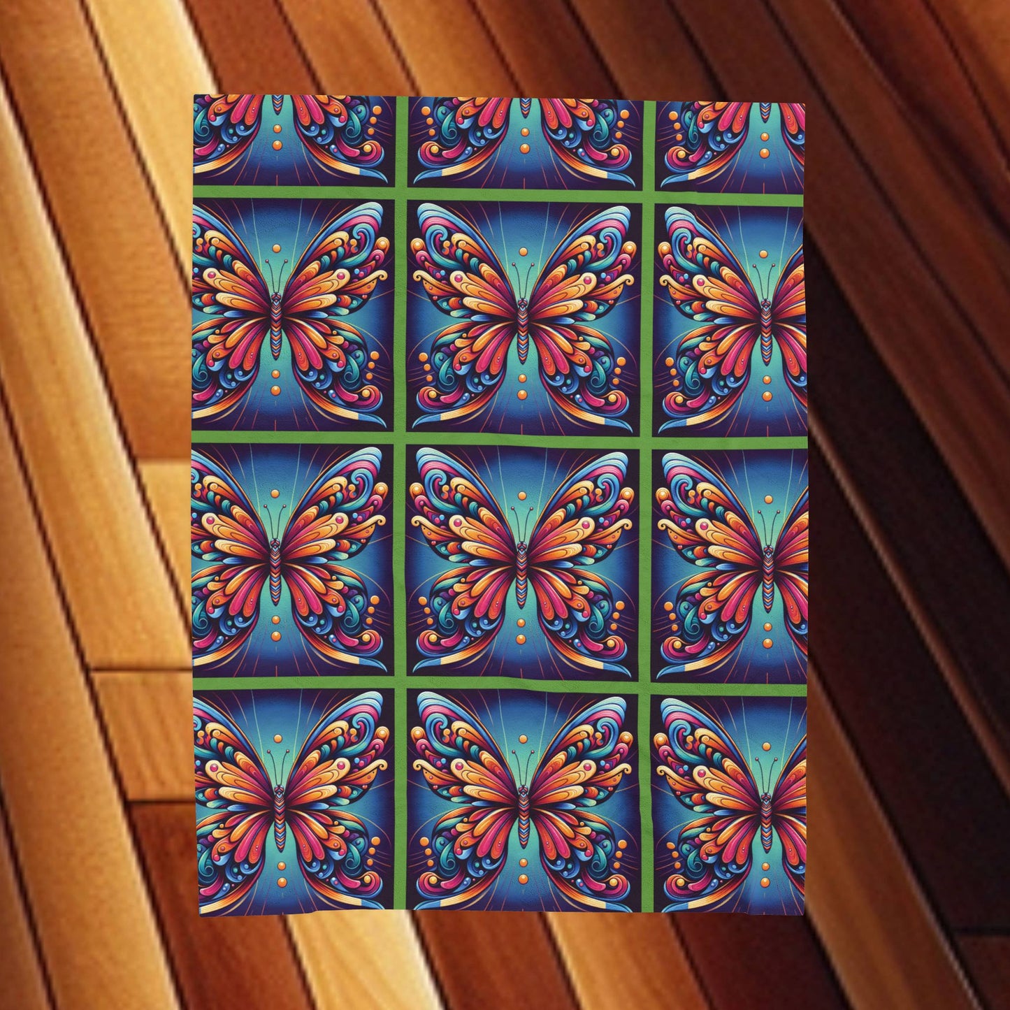 Butterfly Velveteen Plush Blanket