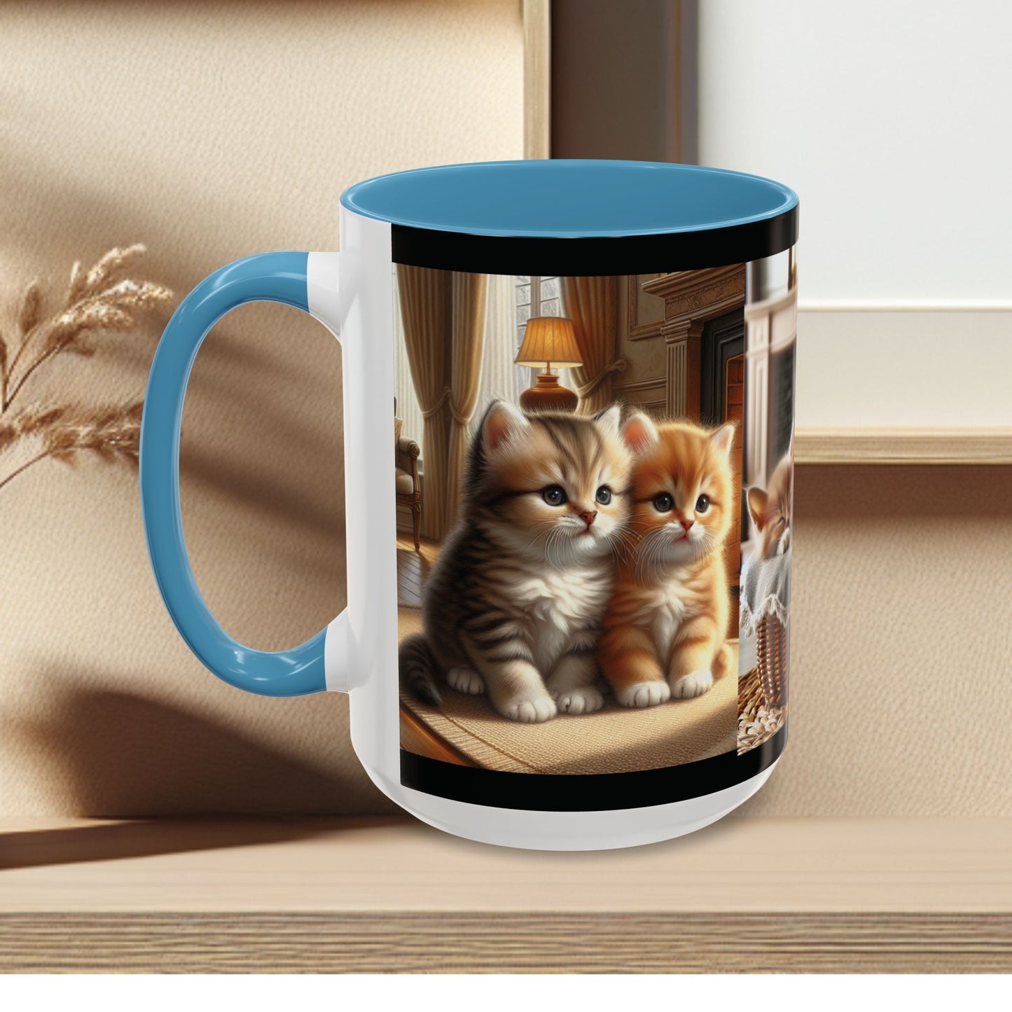 Mug- Kittens - Accent Coffee Mug (11oz, 15oz) (AOP)