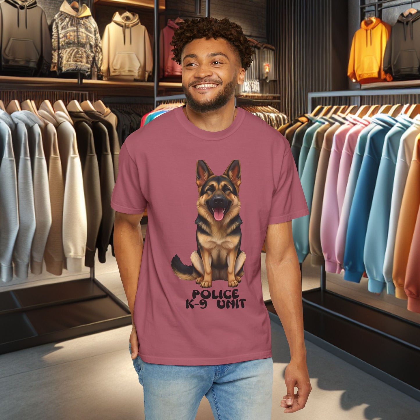 Police K-9 Unit German Shepherd T-Shirt