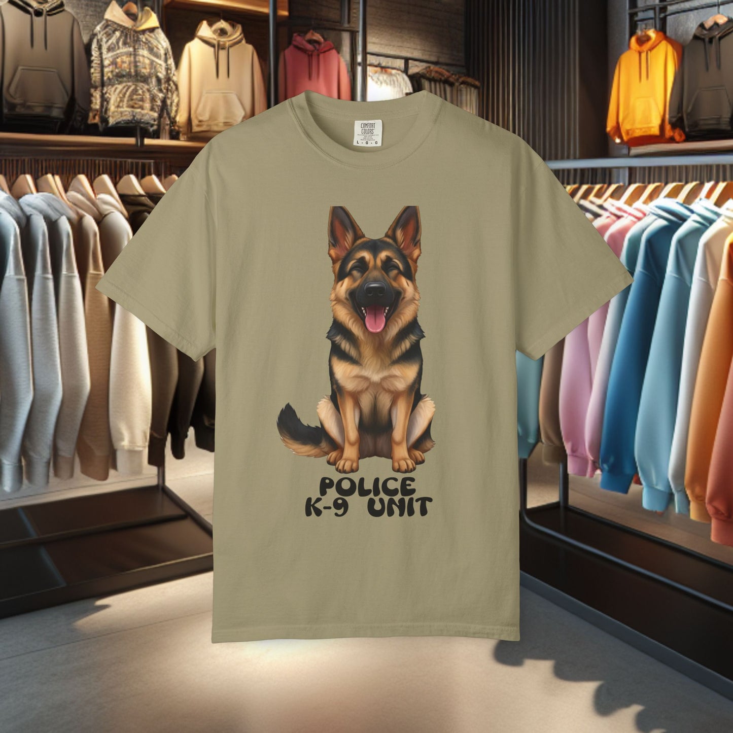 Police K-9 Unit German Shepherd T-Shirt