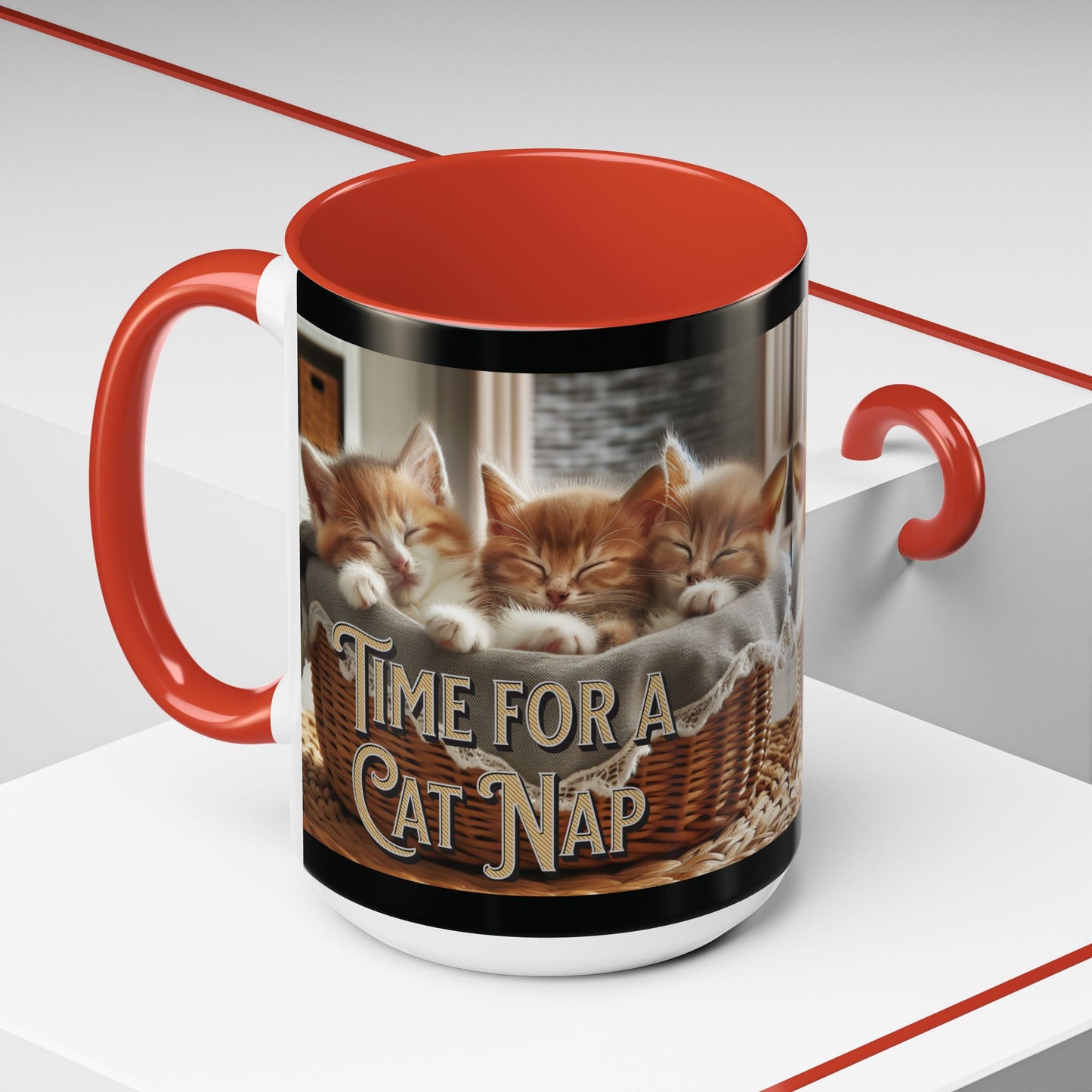 Coffee Mug - Time for a Cat Nap Accent (11, 15oz)