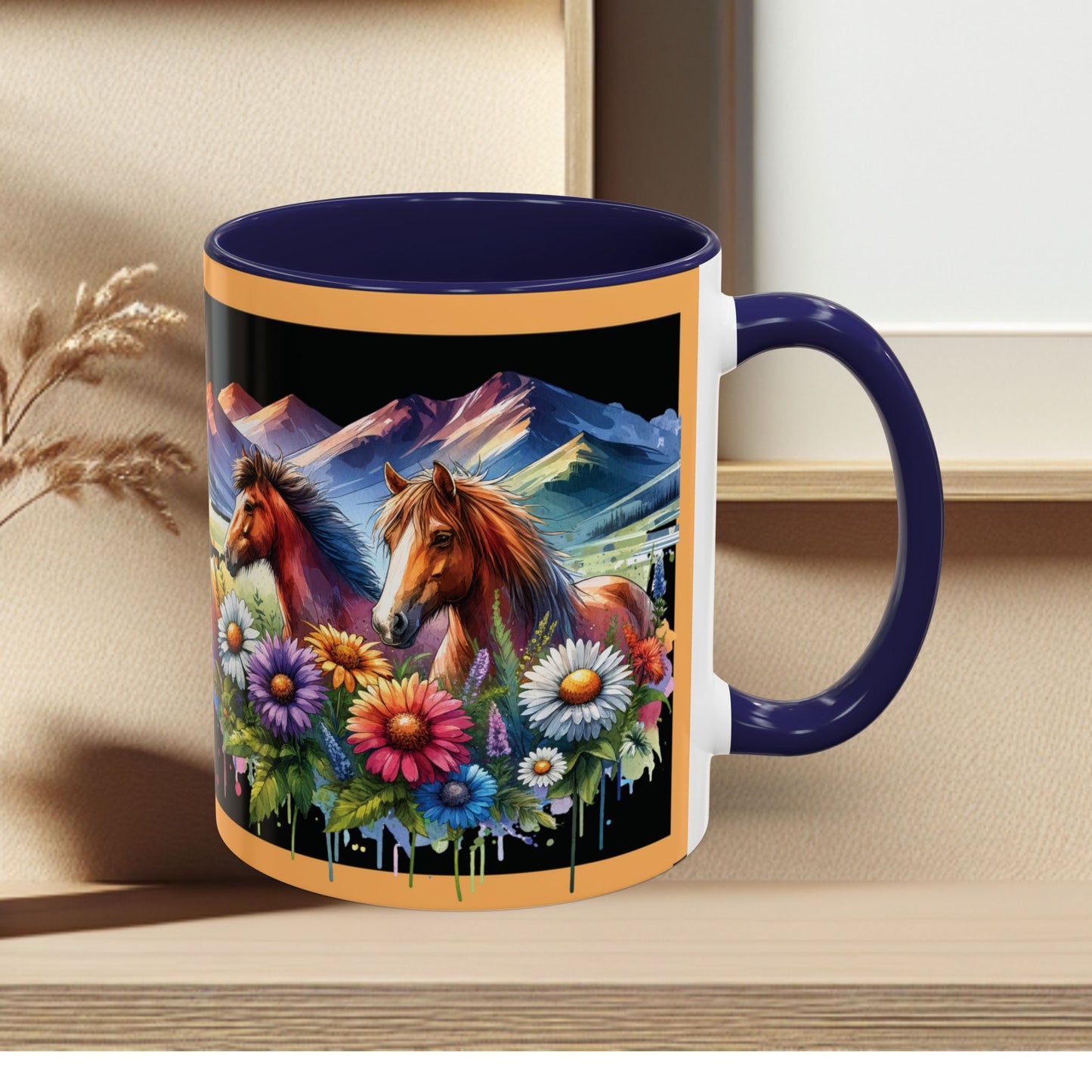 Mug Coffee Wild Horses 11oz 15oz