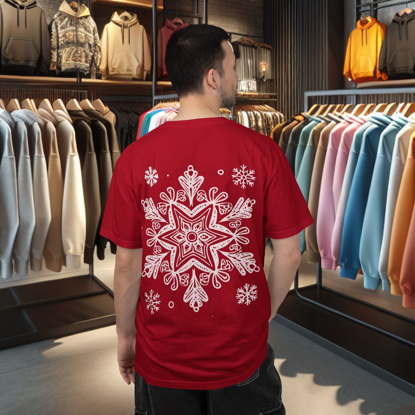 Scatting Snowmen, T-Shirt - Snowman Lover's Gift