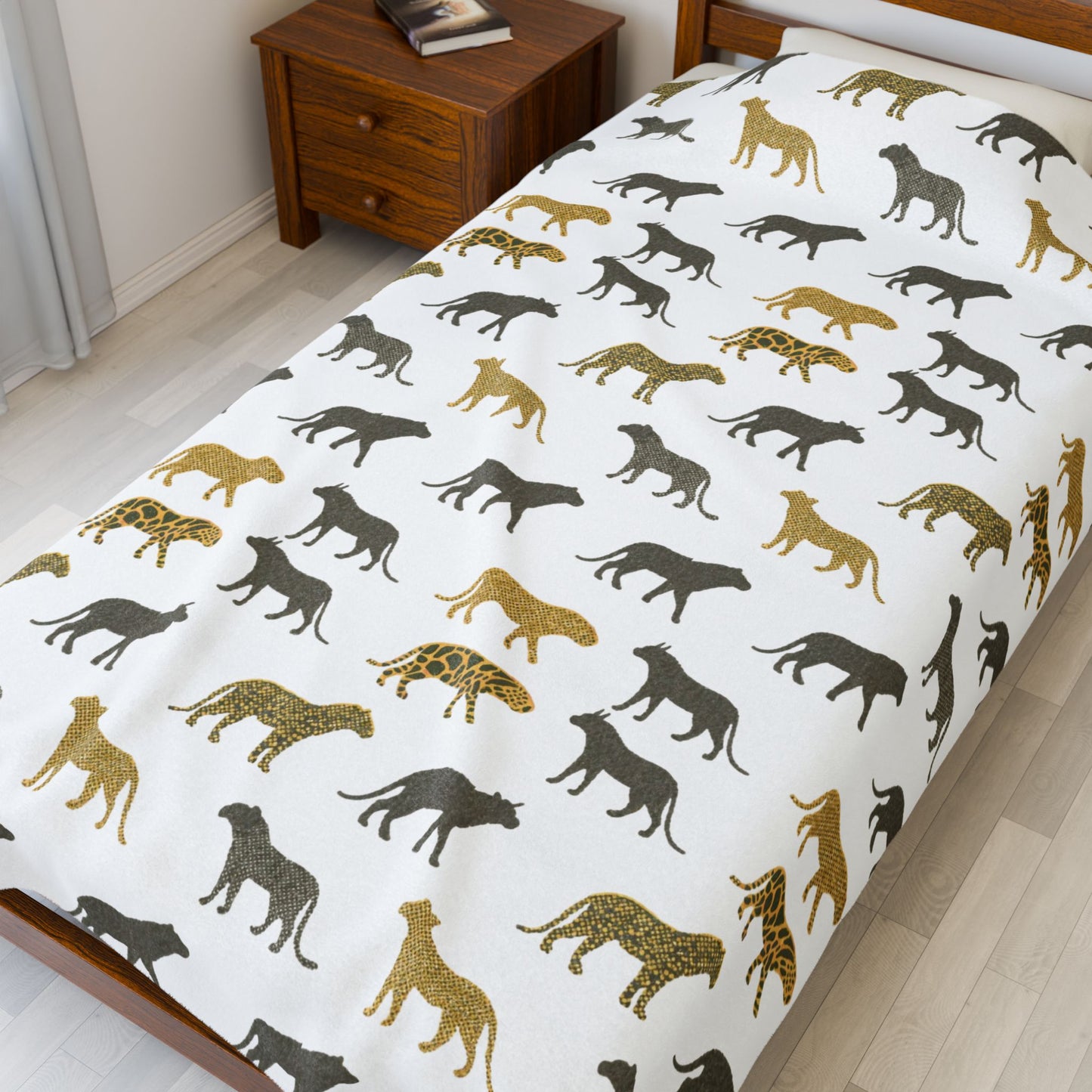 Animal Print Velveteen Plush Blanket