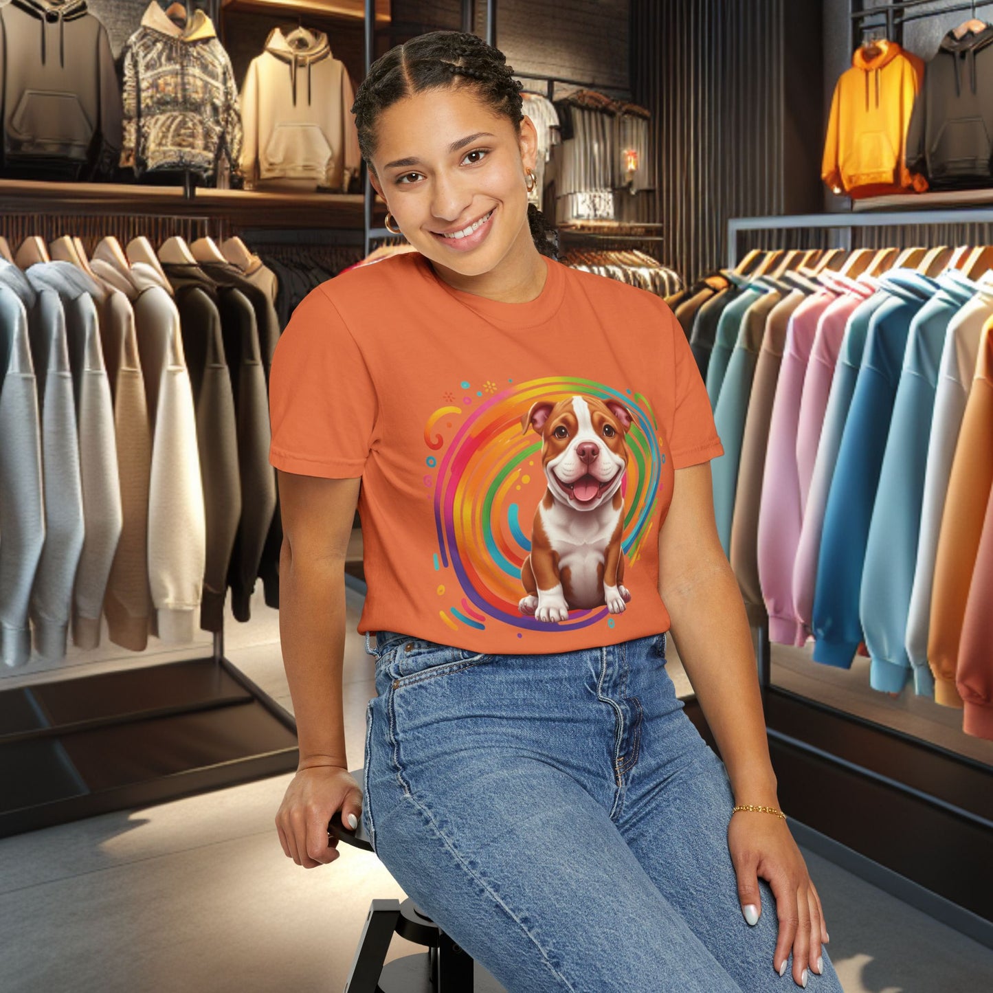 Bulldog Graphic T-Shirt — Vintage Dog Tee