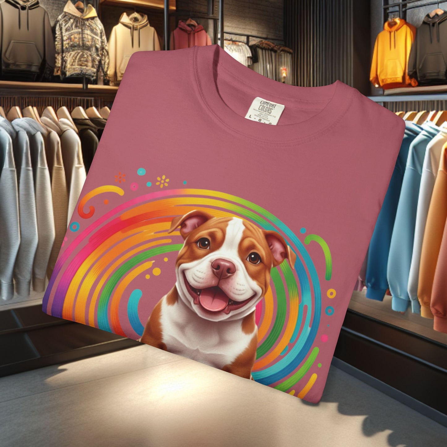 Bulldog Graphic T-Shirt — Vintage Dog Tee