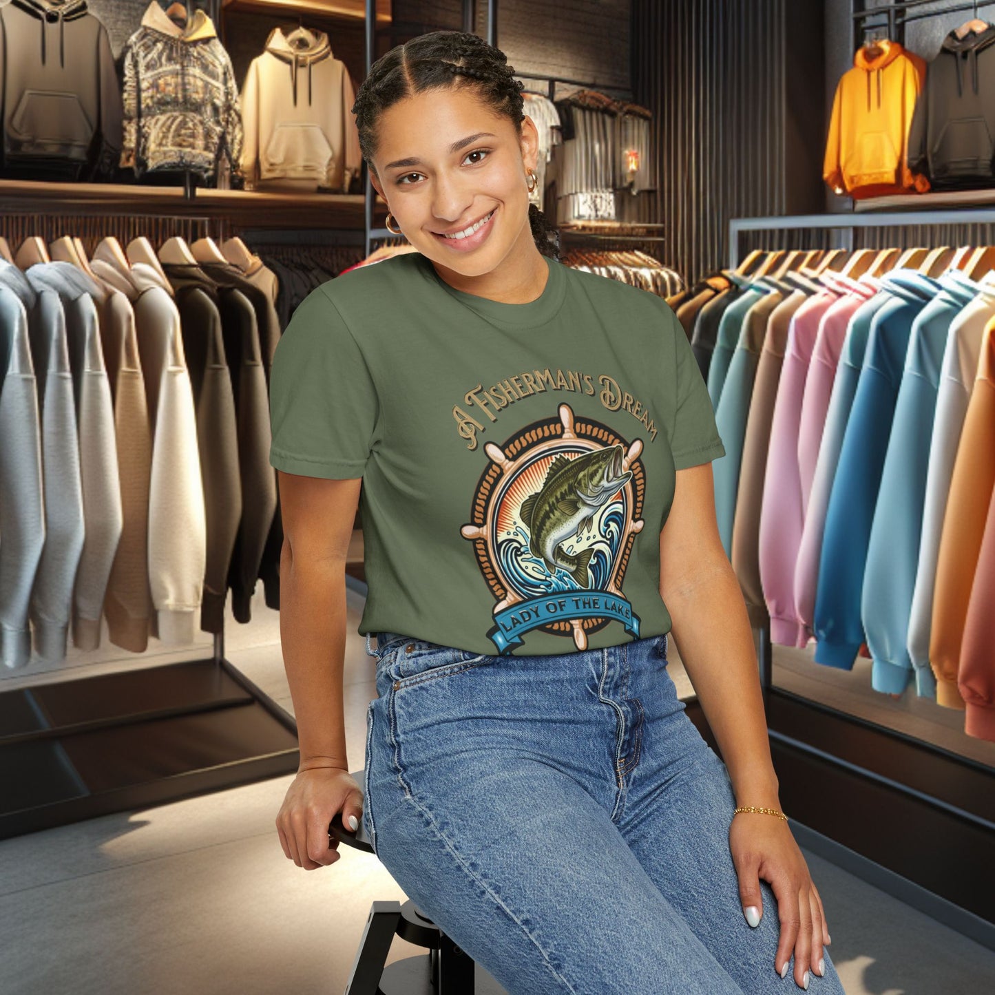 Lady of the Lake T-Shirt — A Fisherman's Dream Graphic Tee