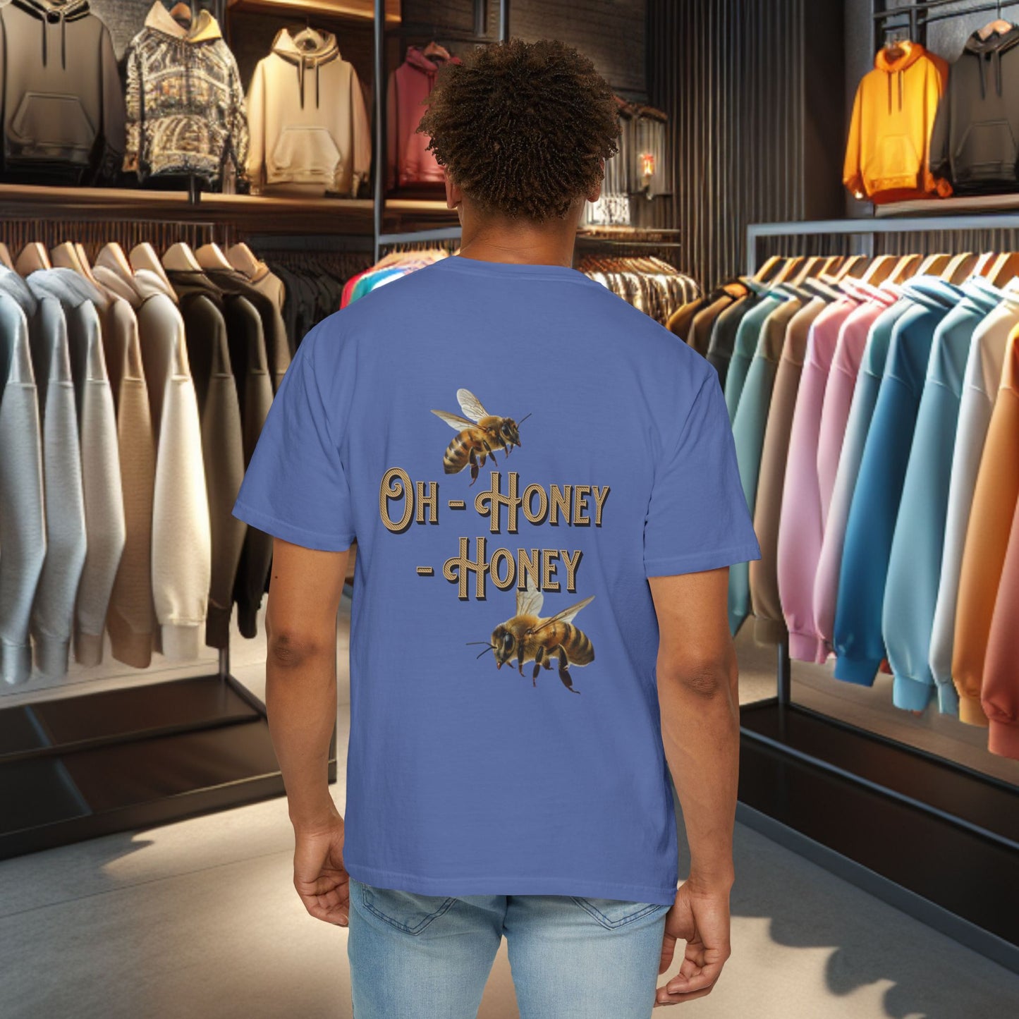 Honey Bees Graphic T-Shirt — “Sweets Made By Bees” / Oh Honey Honey Design