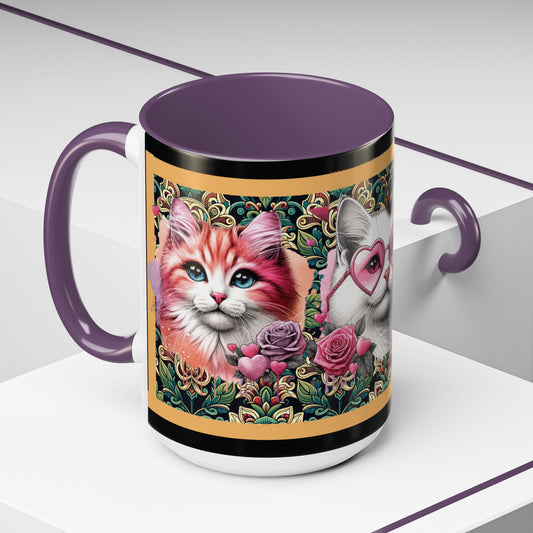 Coffee Mug Kittens Friends