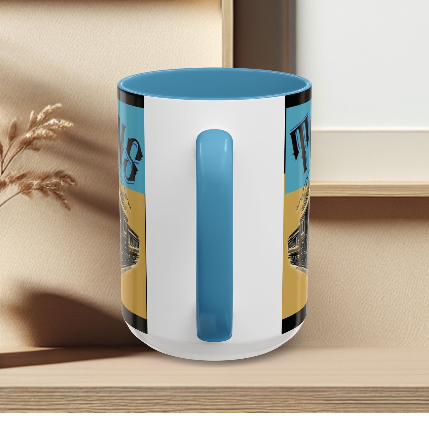 Mug-Trains Accent Coffee Mug