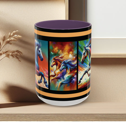 Coffee Mug Cloud Horses 11oz, 15oz