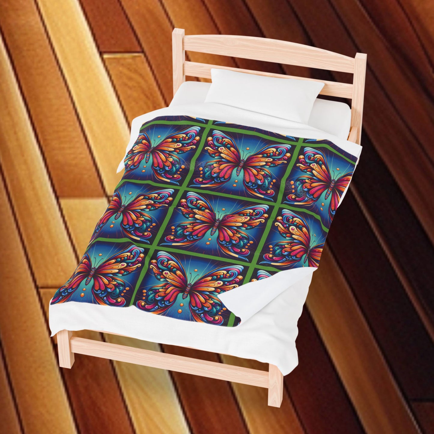 Butterfly Velveteen Plush Blanket