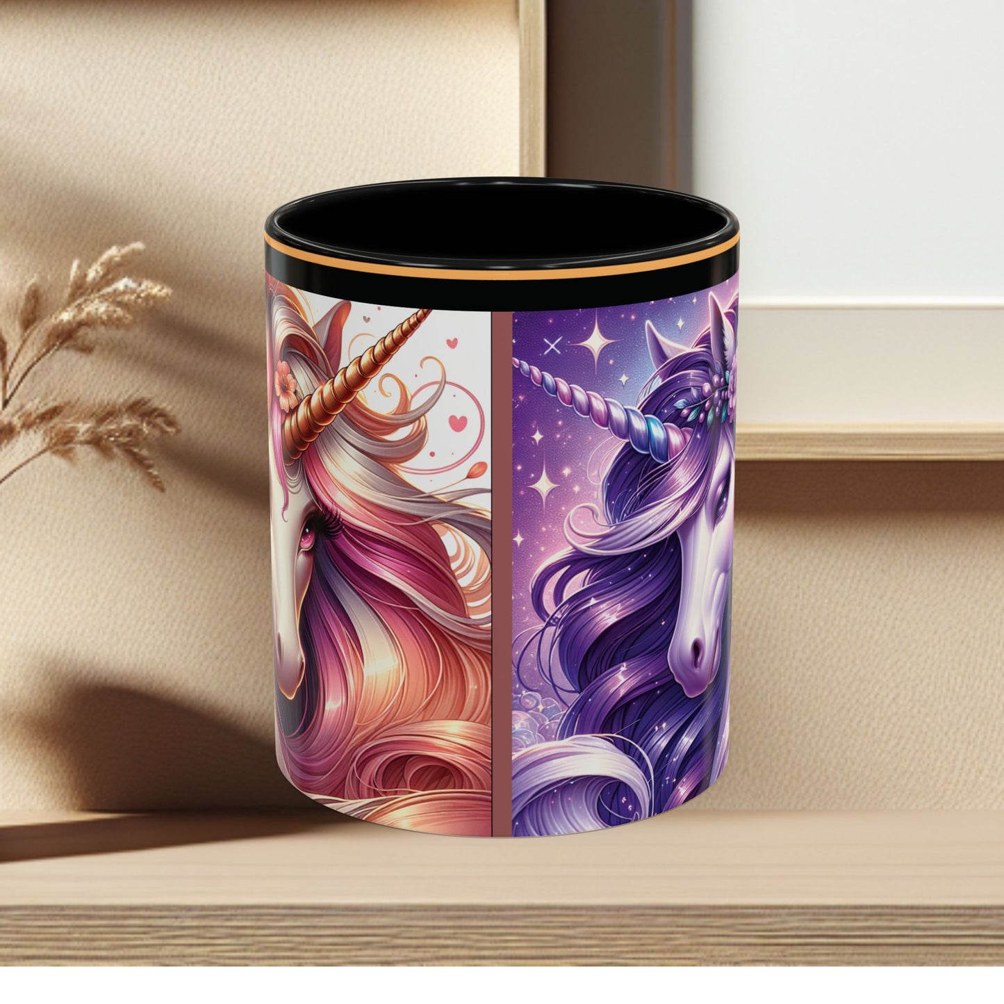 Mug Coffee Unicorns Night and Day - 11oz, 15oz