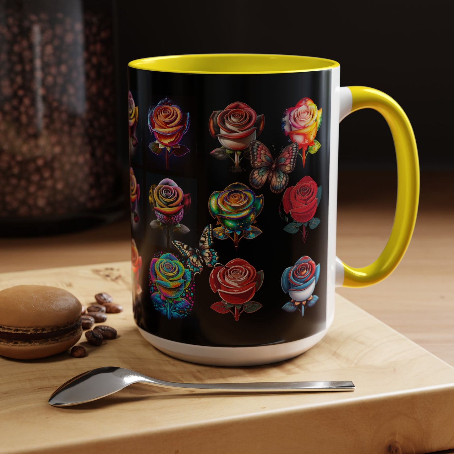 Floral Accent Mug - Perfect Gift for Garden Lovers