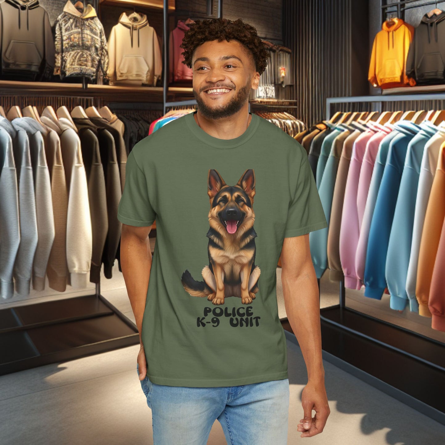 Police K-9 Unit German Shepherd T-Shirt