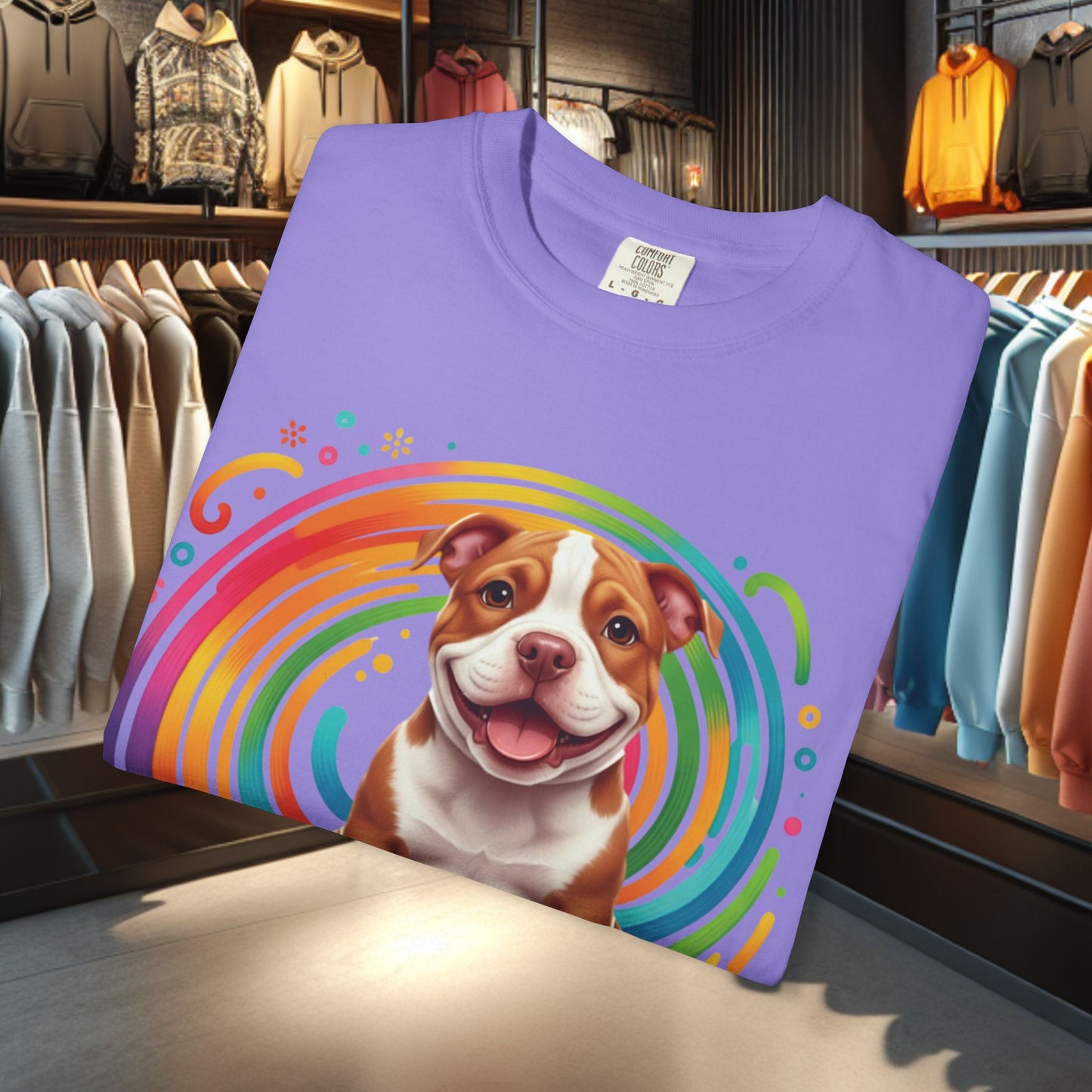 Bulldog Graphic T-Shirt — Vintage Dog Tee